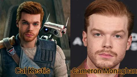 who voices cal kestis|Cameron Monaghan (visual voices guide)